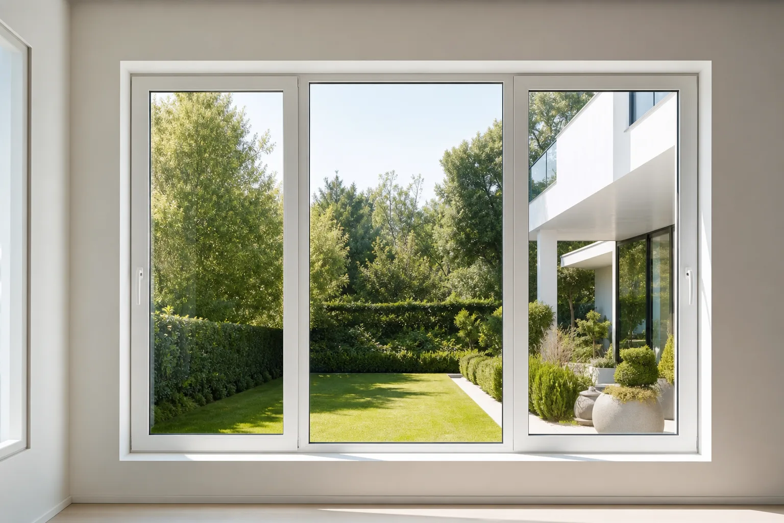 Moderni PVC trokrilni prozor